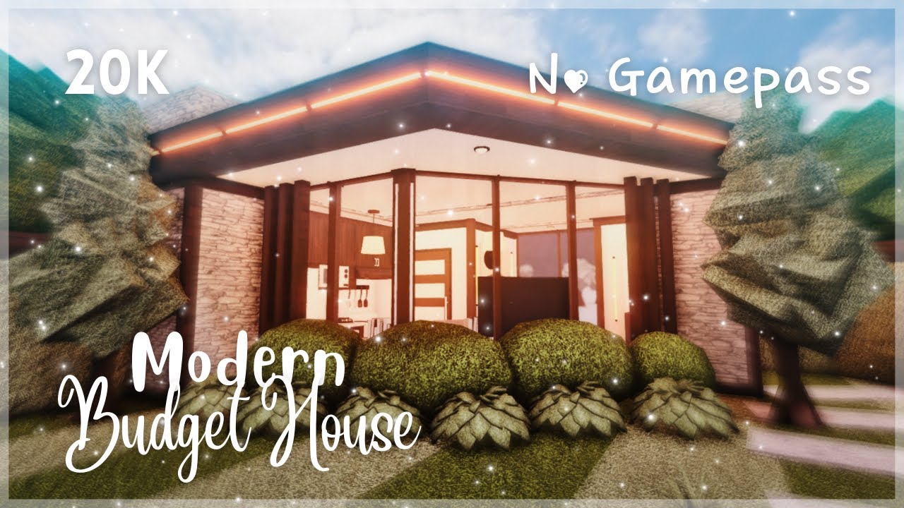 Affordable and modern Bloxburg house