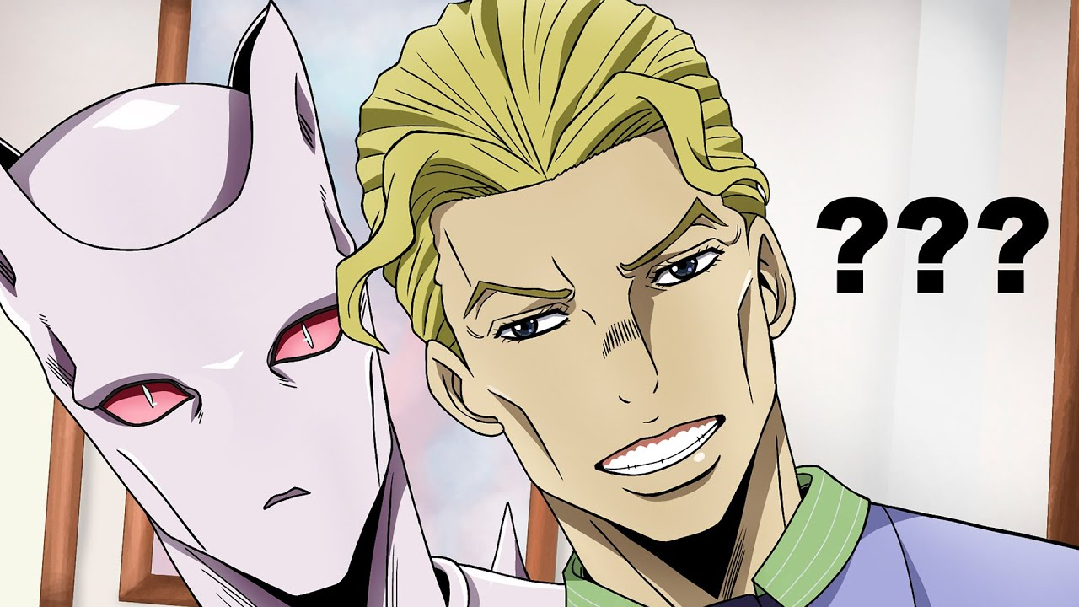 JJBA City Hall」 — Yoshikage Kira and Killer Queen (both ver. 2)