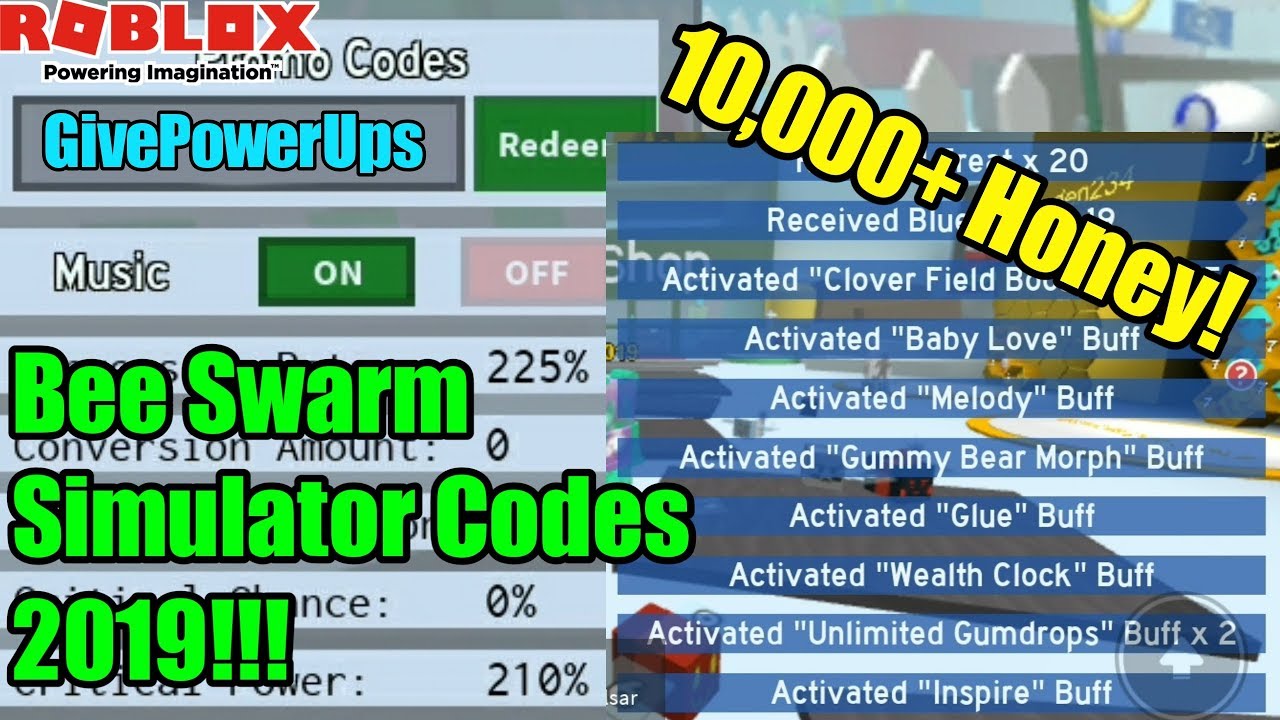 Roblox Bee Swarm Simulator Codes 2019 (October) - BiliBili