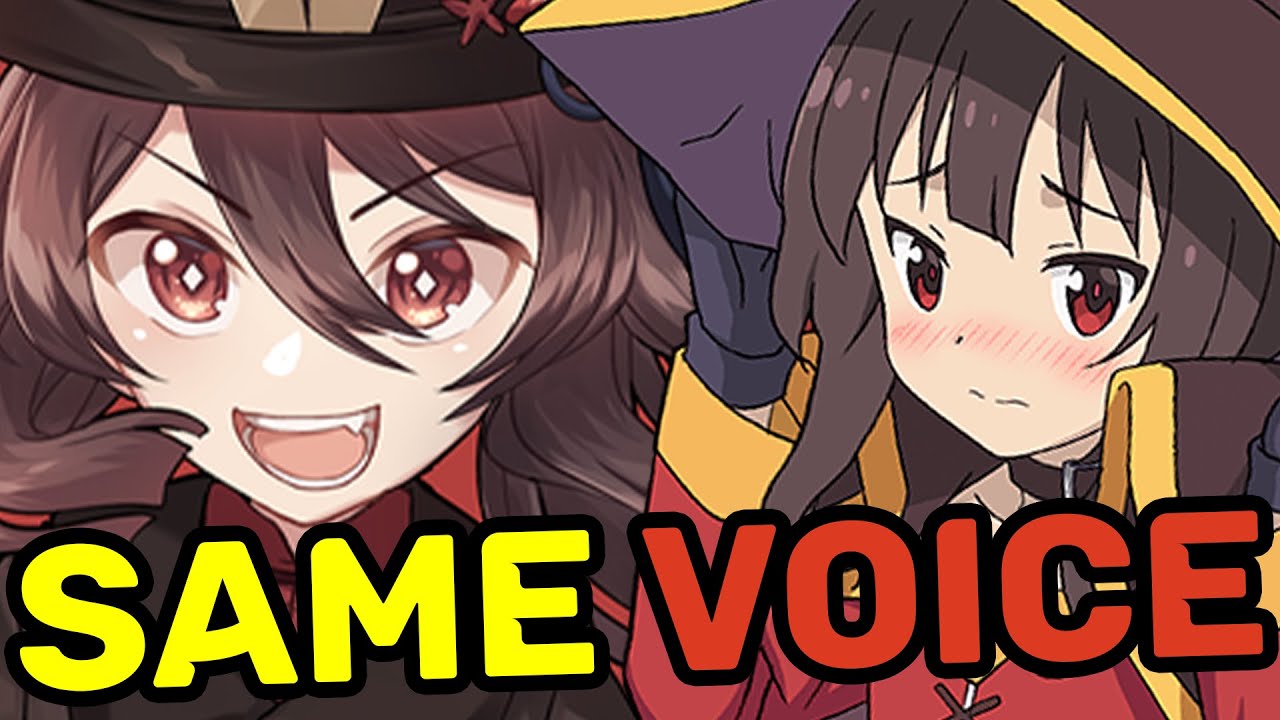 KonoSuba Voice Actors & Same Voice in Anime Characters Roles