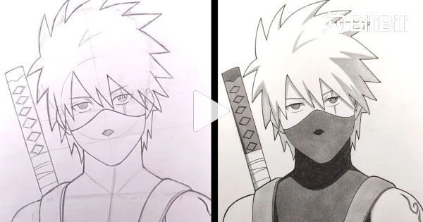 How To Draw Kakashi Hatake With Ease!, Naruto Shippuden