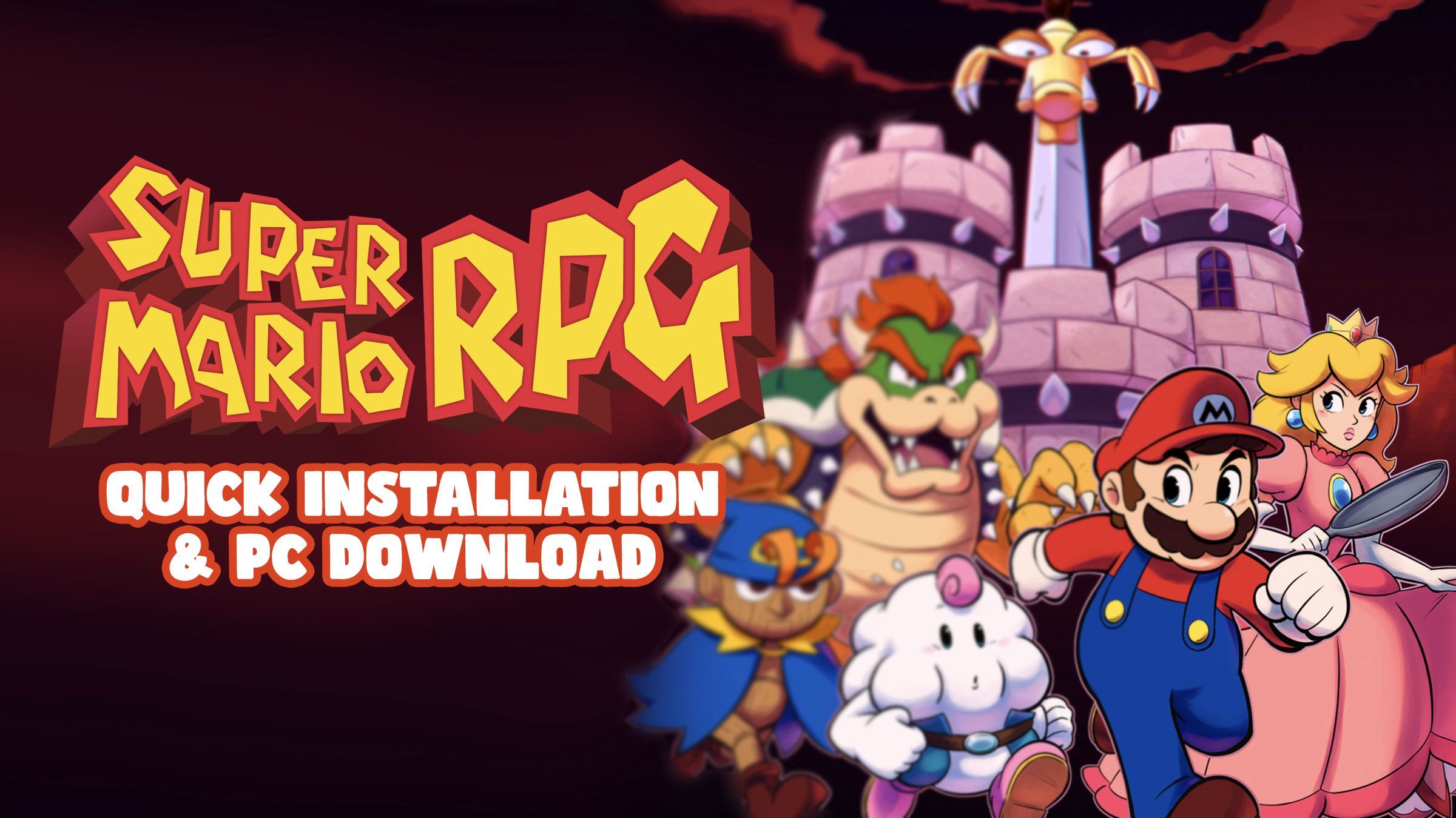 How to download and play Super Mario RPG Remake on PC (XCI) YUZU-RYUJINX  GUIDE - Bstation