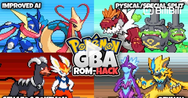 Pokemon GBA Rom Hack 2023 With Mega Evolution, Gen 1-8, Randomizer
