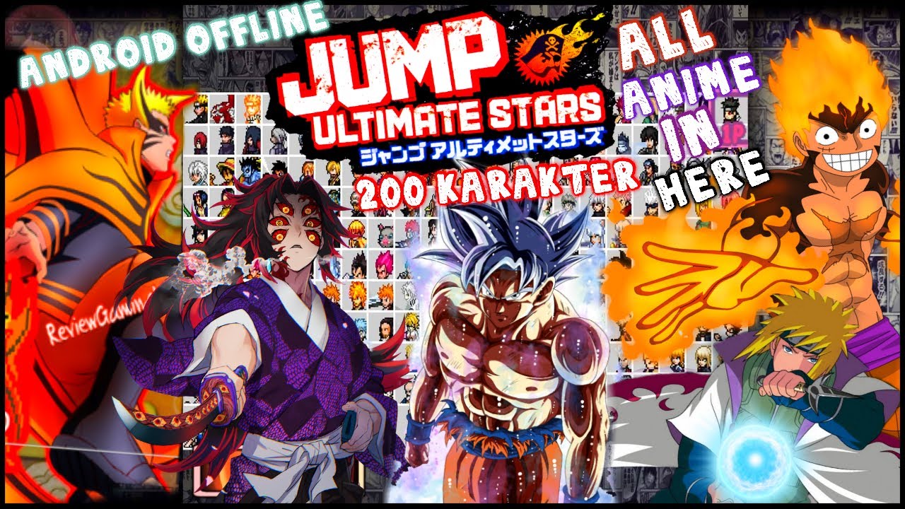 JUMP FORCE MUGEN ANDROID 2022, FULL 230 KARAKTER