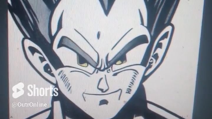 Vegeta, Desenho por Benjamin Lavoyer