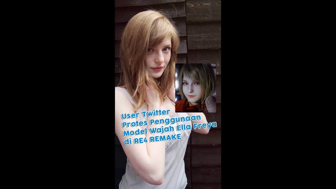 ELLA FREYA - ASHLEY GRAHAM FACE MODEL RESIDENT EVIL 4 REMAKE #SHORTS 