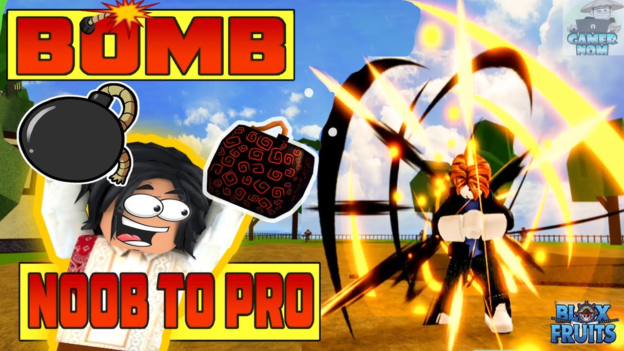 Bloxfruits Noob To Pro Using BOMB FRUIT REWORK! - BiliBili