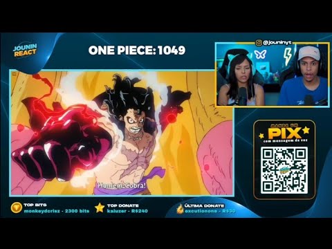 JOUNIN REACT - REAGINDO KAIDOU DERROTA LUFFY