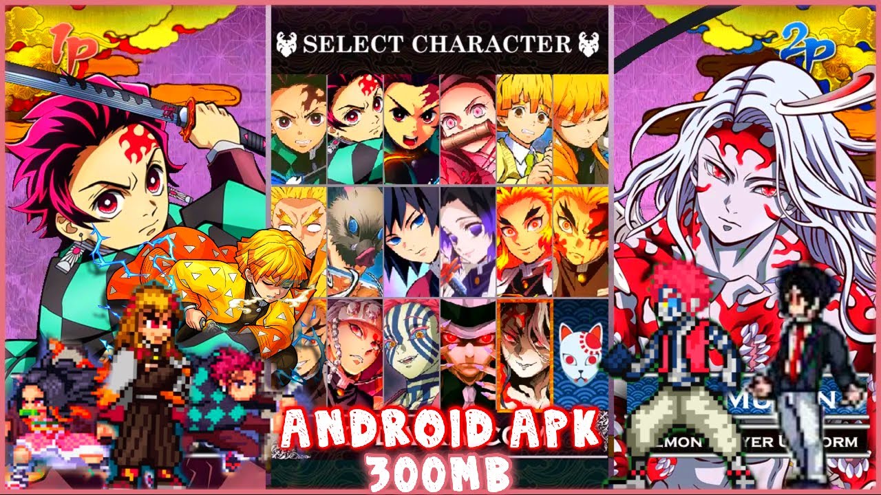 Demon Slayer Mugen V6 APK Game Android - Anime Mugen Game