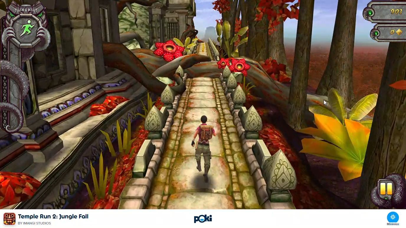 JOGUEI Play Temple Run 2 NO POKI 