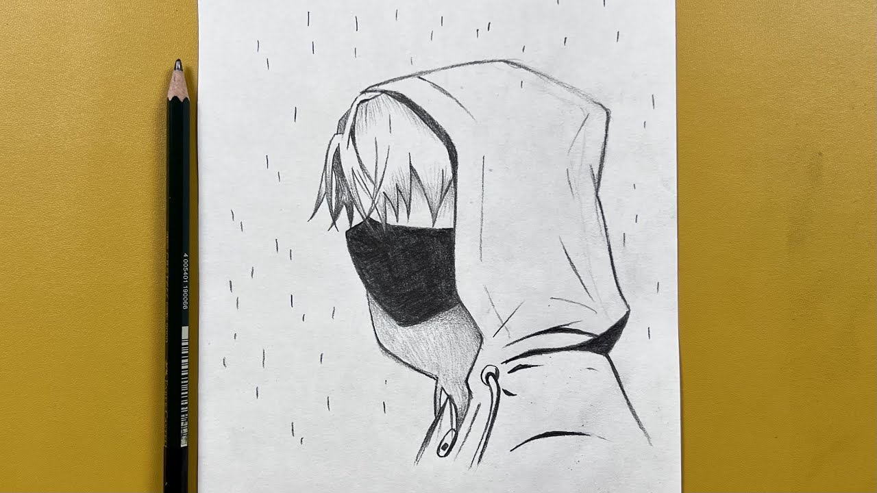 How to draw a Boy wearing Mask Drawing easy  Pencil drawing tutorial   Boy with Mask  Drawing  Boydrawing Pencildrawing Drawing Art  By  Drawingneelu  Facebook