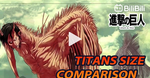 attack on titan titans size