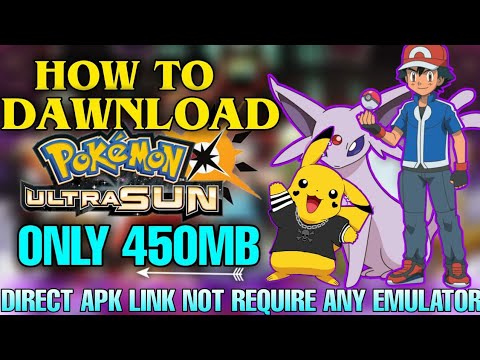 440MB]How To Download Pokemon Ultra Sun And Moon Game On Android