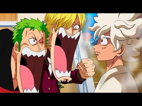 Reação de Sanji após Luffy nomear Zoro imediato dos Chapéus de