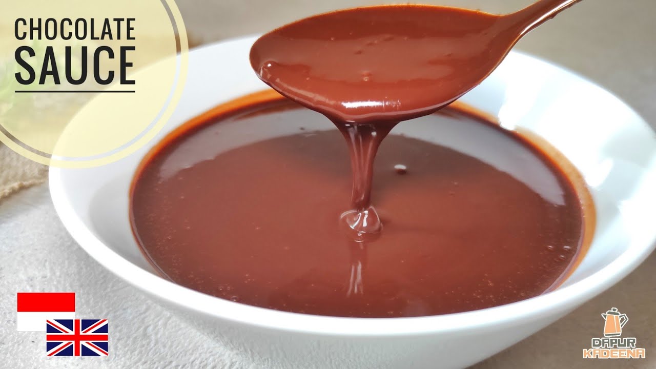 4 INGREDIENTS CHOCOLATE SAUCE WITH COCOA POWDER | CARA MEMBUAT SAUS ...