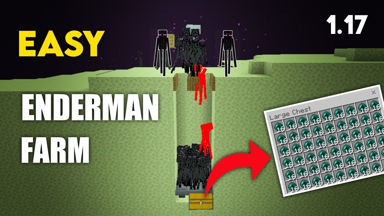 How to Make Enderman Farm  How to Make Enderman XP Farm