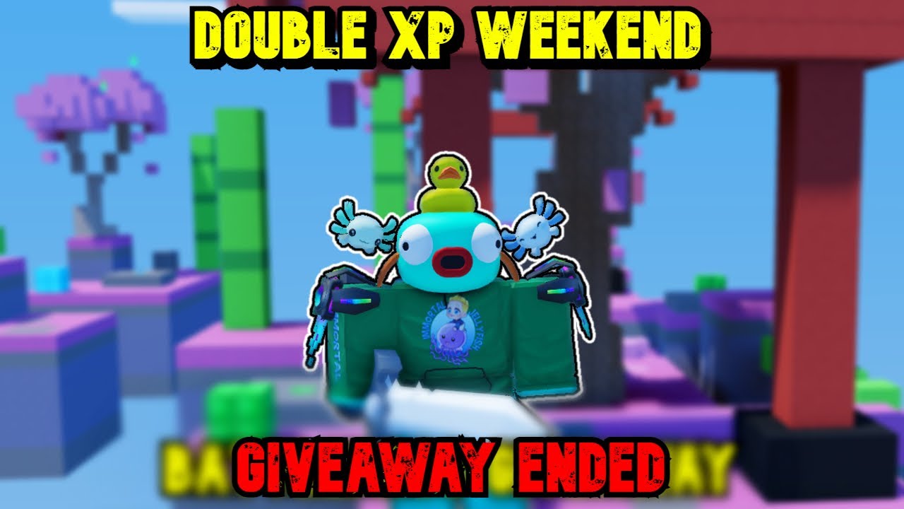 Roblox BedWars on X: Update is live! 🥳 DOUBLE XP WEEKEND!! 🗺 5