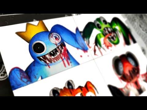 Drawing ROBLOX - Rainbow Friends