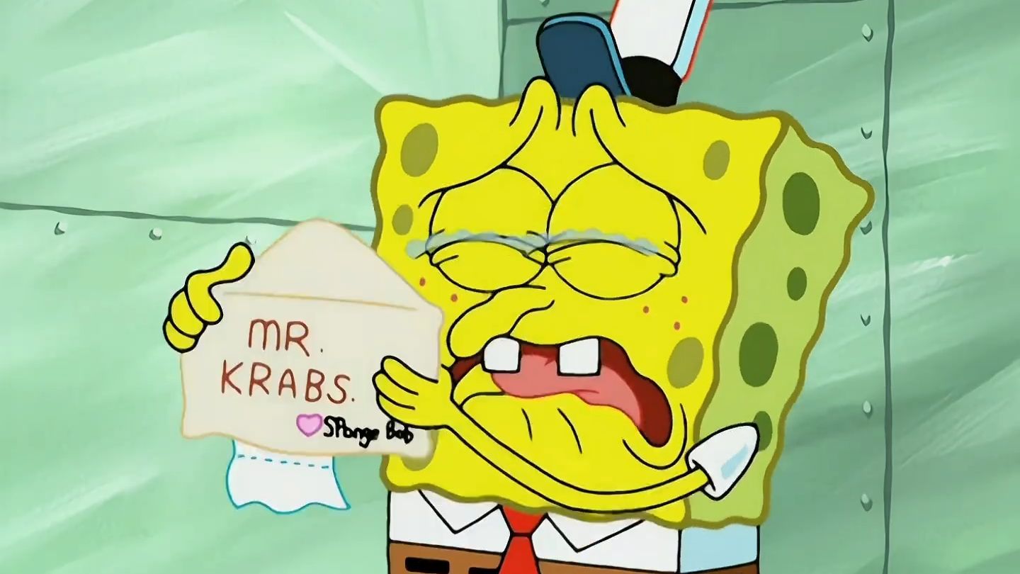 Little Sponge is just a fake chef, feeding customers garbage every day ...
