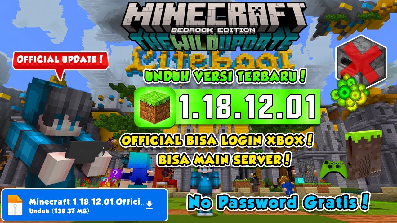 DownloaD!!🤩 Minecraft PE 1.18.12 Official Terbaru!