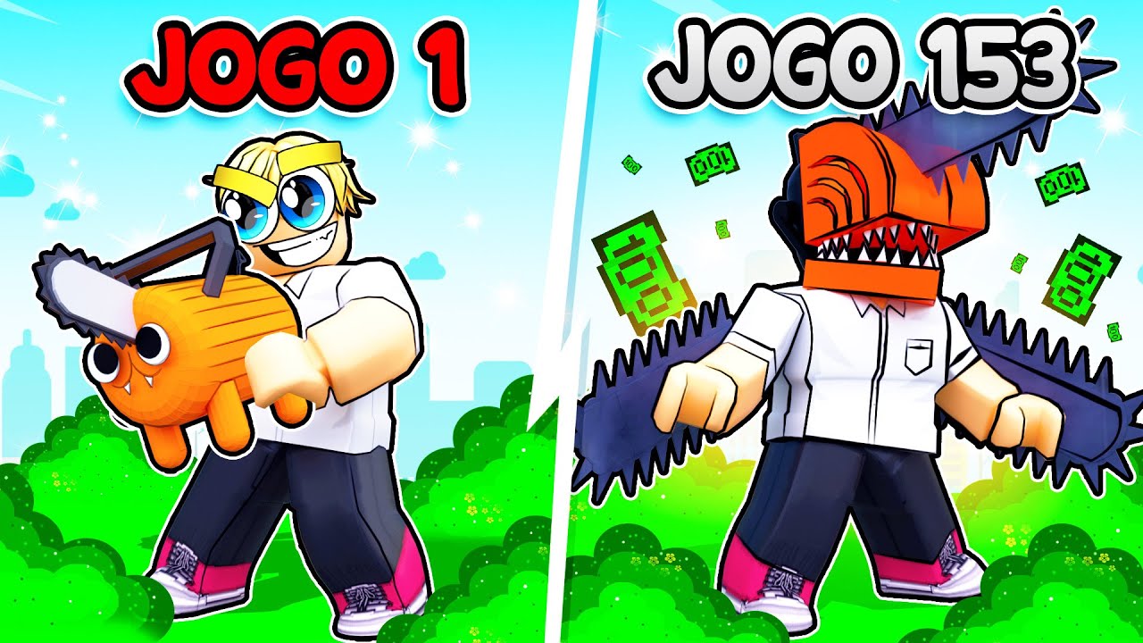 RANDANDAN! JÁ TEMOS JOGOS DE CHAINSAW MAN NO ROBLOX E ESTÃO BEM PROMISSORES  