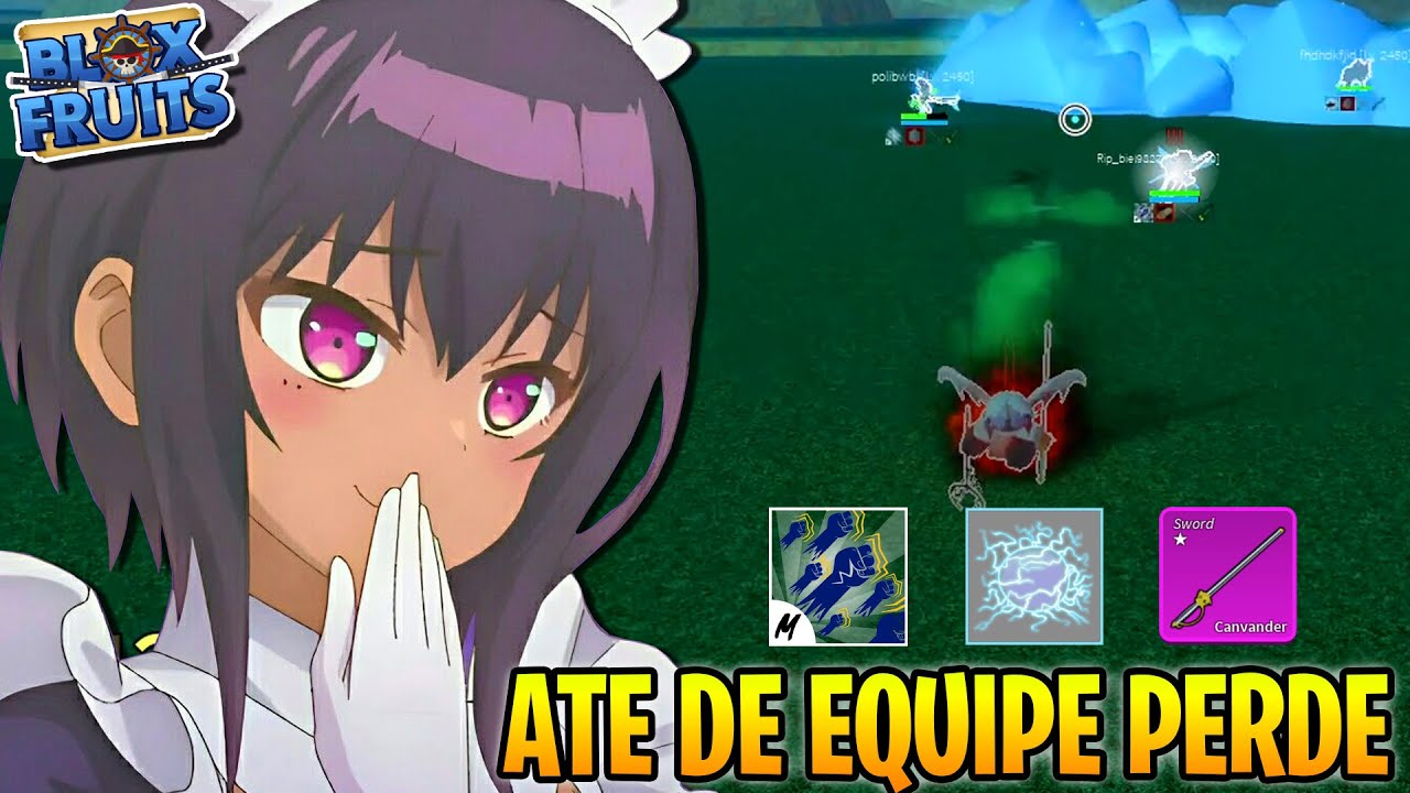 ⚔️DESTRUINDO Uma EQUIPE com o COMBO de CAVANDER no Blox Fruits! Esse COMBO  Vai te Surpreender! 😱💥 - Bstation