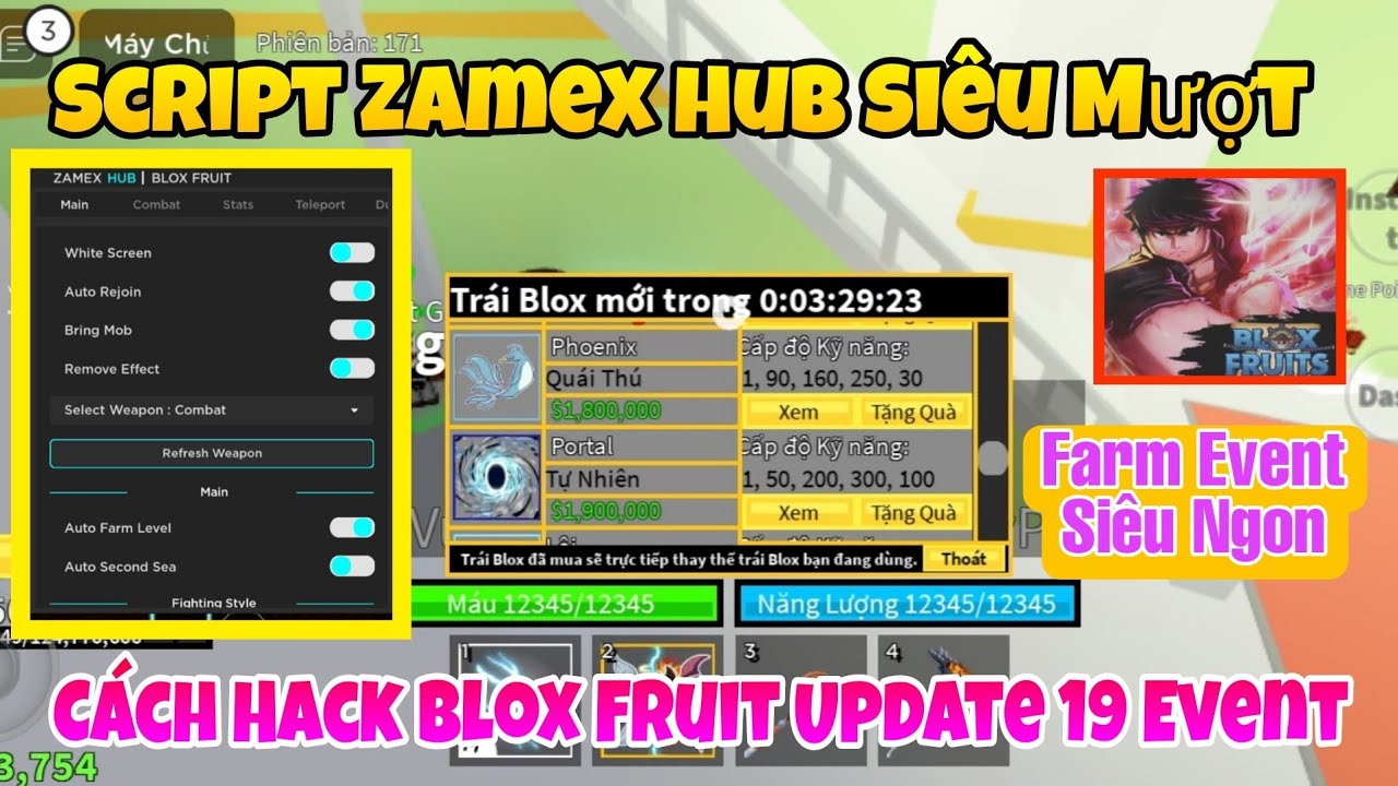 BLOX FRUITS Script Mobile UPDATE 19 AUTO FARM, FARM BOSS