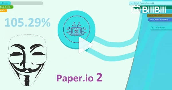 Paper.io 2 Map Control: 100.00% [Cyber Punk] 