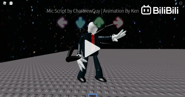 Roblox FNF  Slender Man Animation - BiliBili