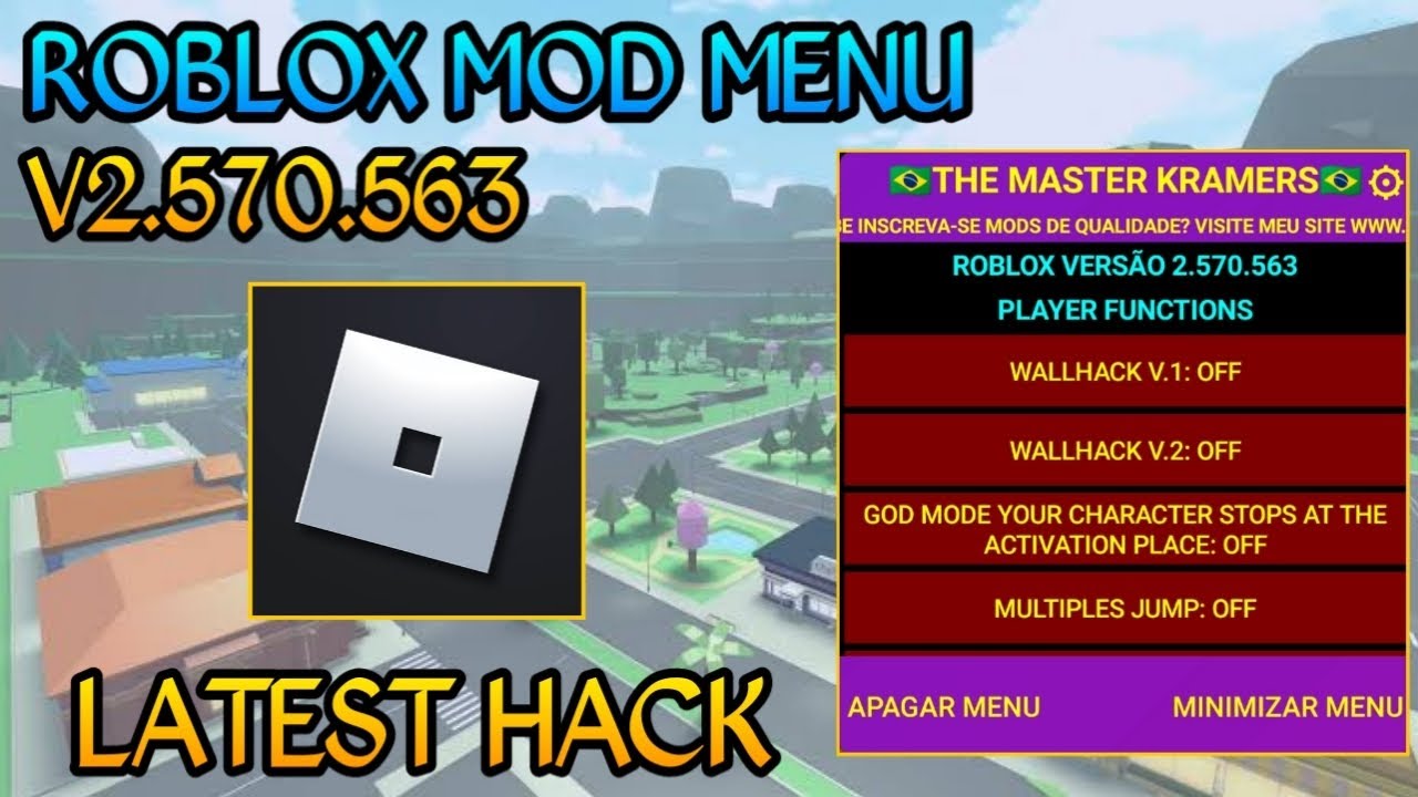 🔥ESSE E O MELHOR MOD MENU PARA ROBLOX ATUALIZADO!!, HACK PARA ROBLOX