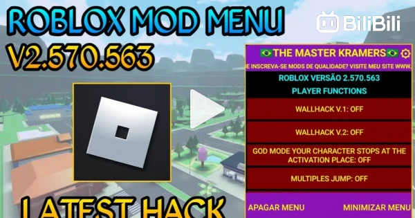 Roblox Mod Menu V2.570.563 Latest Op Hack!! God Mode - BiliBili
