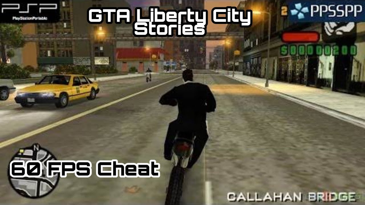 GTA: Liberty City Stories, 4K/60 FPS Hack, PS2