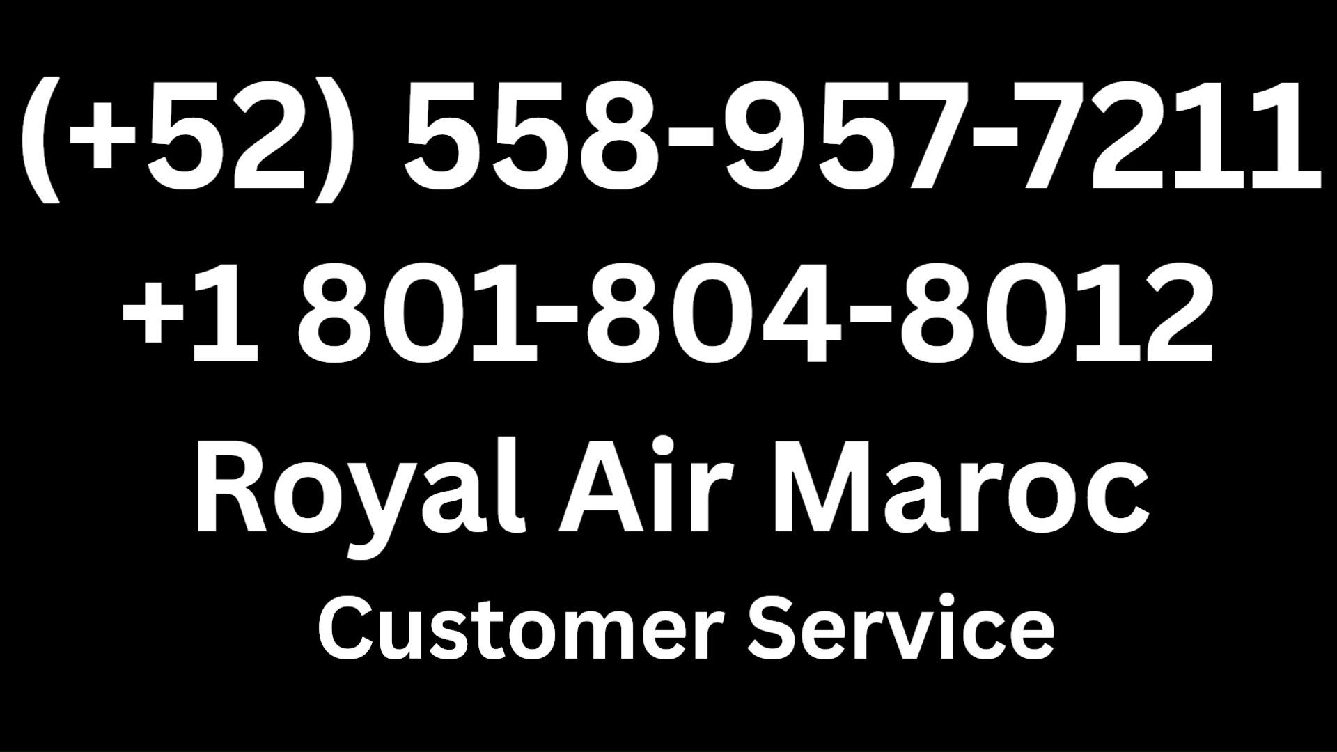 Número de Teléfono de Atención al Cliente de !!^!Royal Air Maroc!^!! Guía Completa Paso a Paso 2026 - BiliBili
