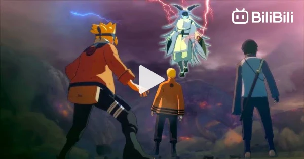 Hokage Naruto, Sasuke & Boruto Vs Momoshiki Full Fight (English Dub) - Road  to Boruto Movie 