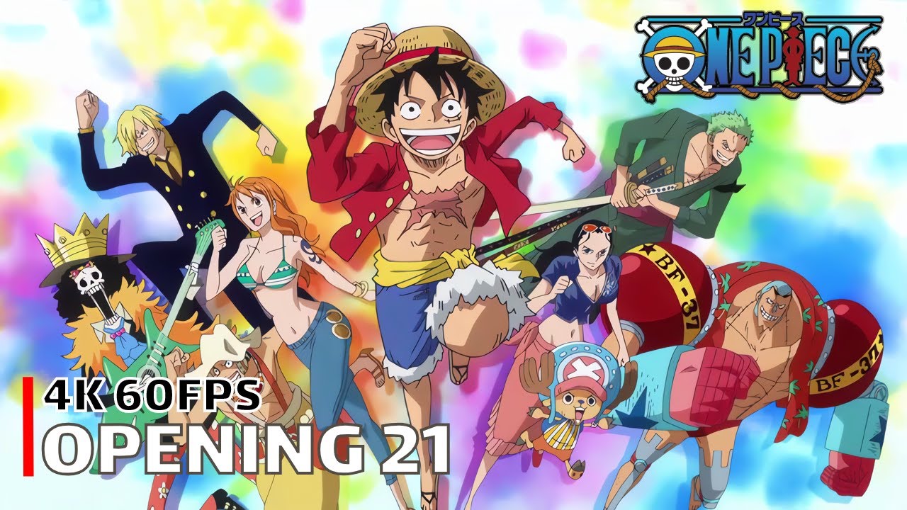 One Piece - Opening 16 【Hands Up!】 4K 60FPS Creditless