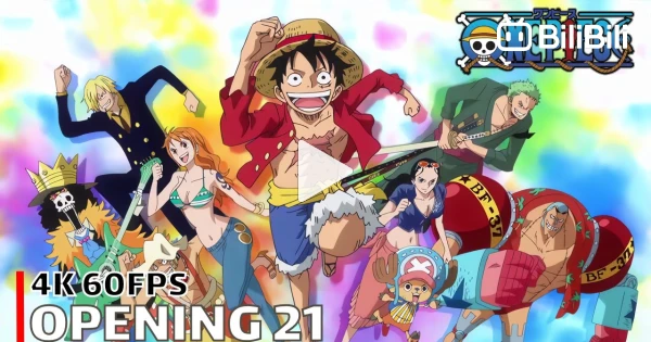 One Piece - Opening 16 【Hands Up!】 4K 60FPS Creditless