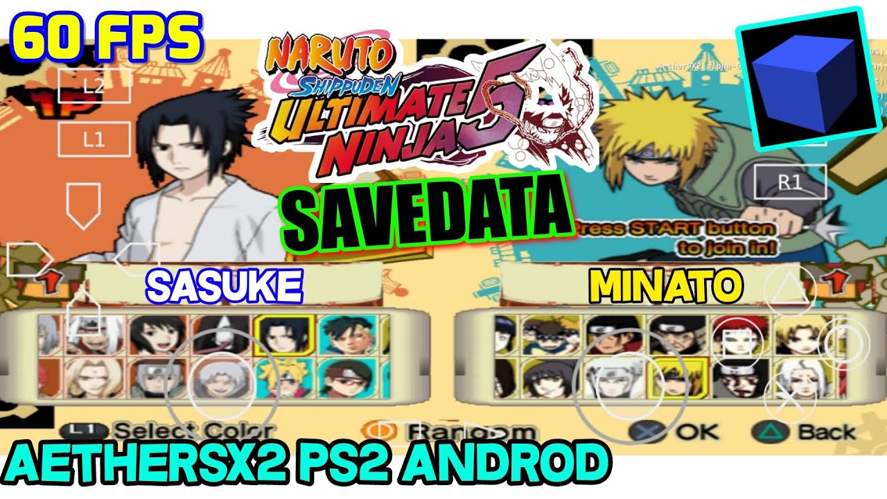 Naruto Shippūden: Ultimate Ninja 5 Gameplay On AetherSX2 PS2 Emulator  Android + Fix Lag 