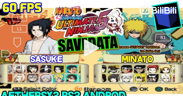 GAME NARUTO ULTIMATE NINJA 5 AETHERSX2 PS2 ANDROID