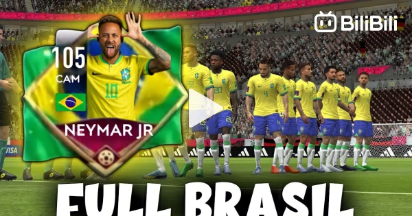 🇧🇷 MONTEI A SELEÇÃO BRASILEIRA NO FIFA MOBILE 22! O HEXA VEM NO