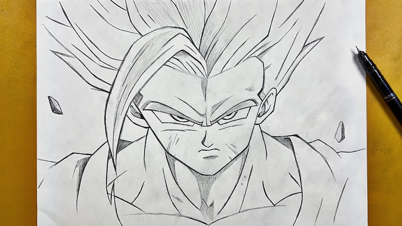 Goku Gohan Vegeta Drawing Super Saiya, son, white, manga png | PNGEgg