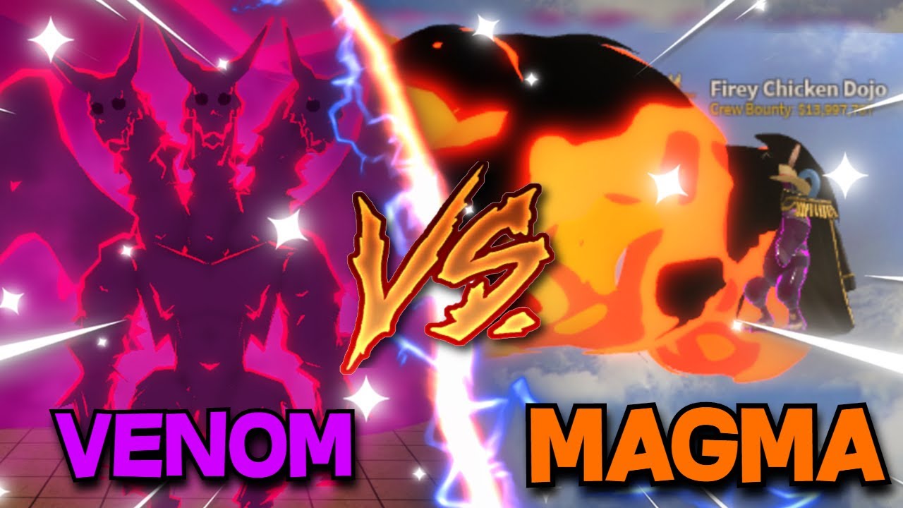 AWAKENED!!) Dark Vs Venom - Blox Fruits 