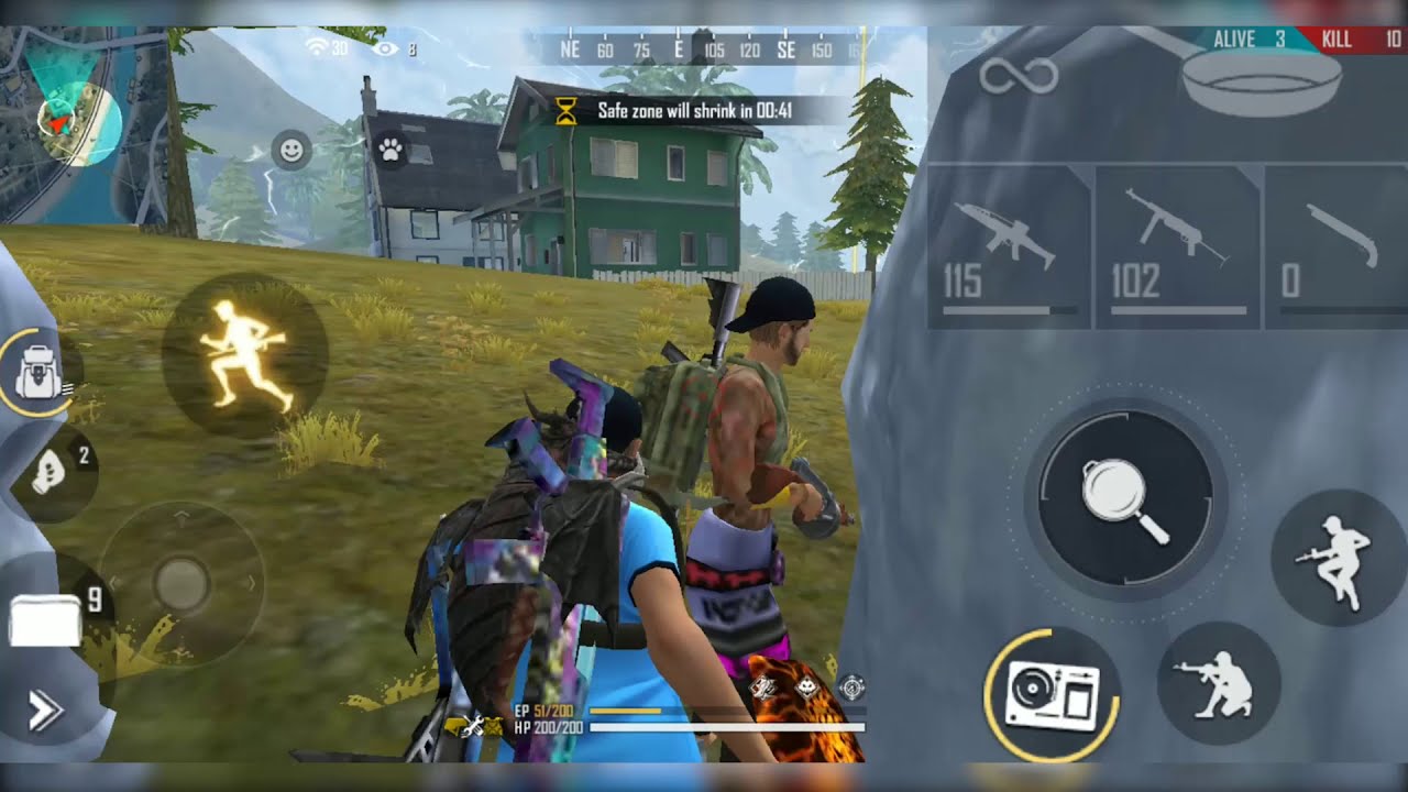 Game Garena Free Fire Android Gameplay #49 (Mobile Player) 📱 Xiaomi Black  Shark 2 