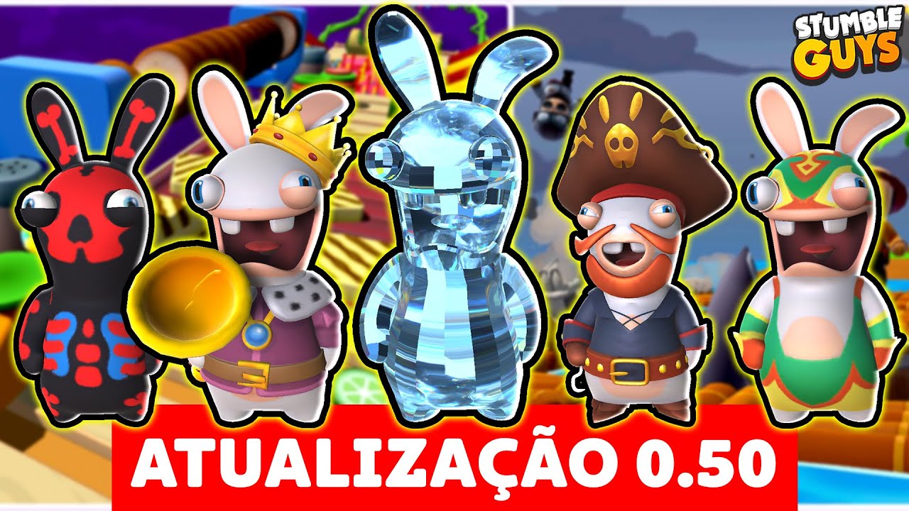 0.45 BETA! COMO ENTRAR NA ATUALIZAÇÃO DO STUMBLE GUYS ! 