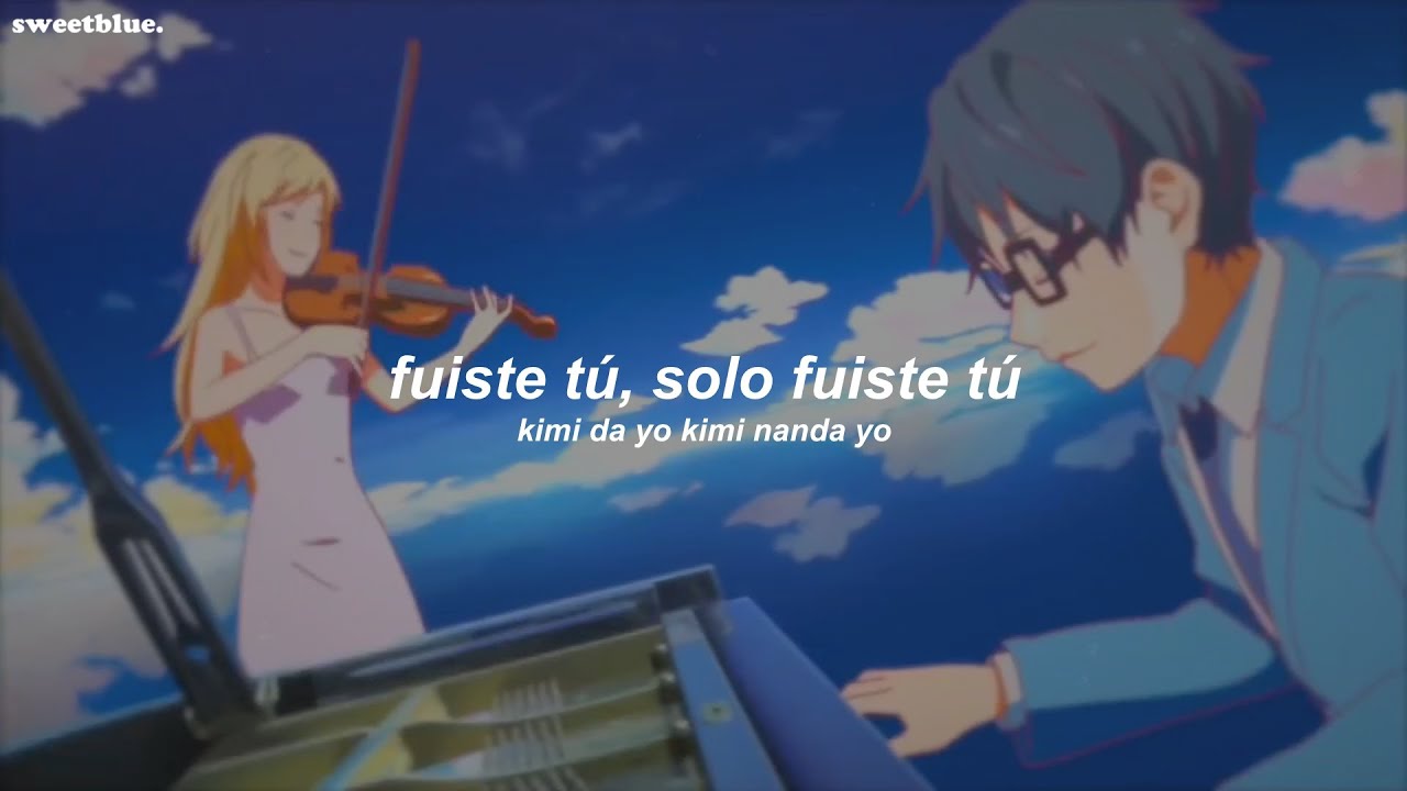 Your Lie in April OP1 [ Hikaru Nara ] ~「 English and Romaji Lyrics 」 