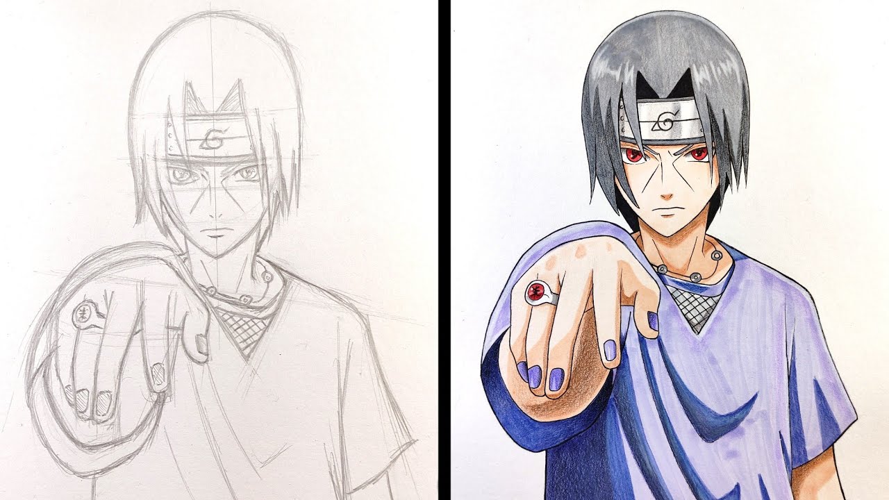 Itachi uchiha art - Artime arts - Drawings & Illustration, People