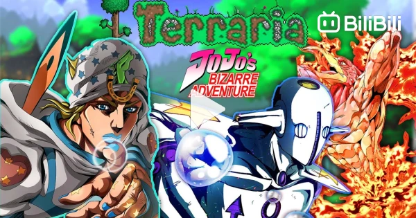We played a Terraria Jojo Mod and it was INSANE (Jojo Stands