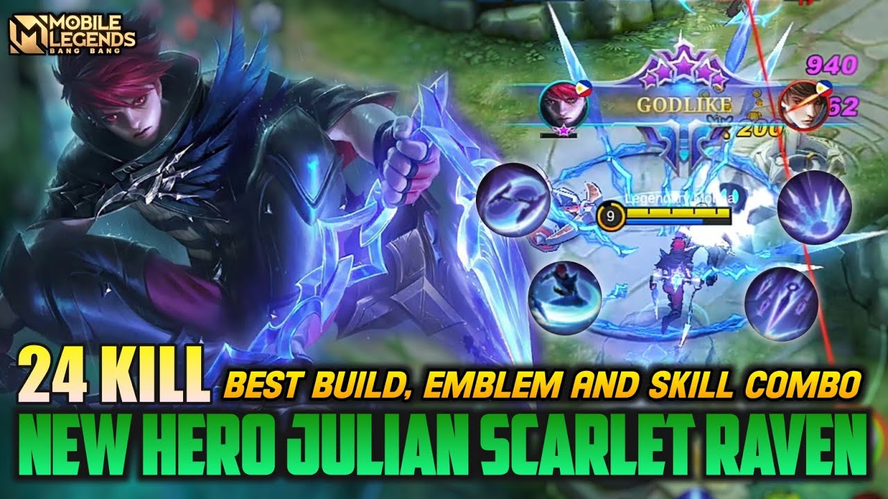 Julian Mobile Legends , Julian Gameplay Best Build And Skill Combo - Mobile  Legends Bang Bang - BiliBili