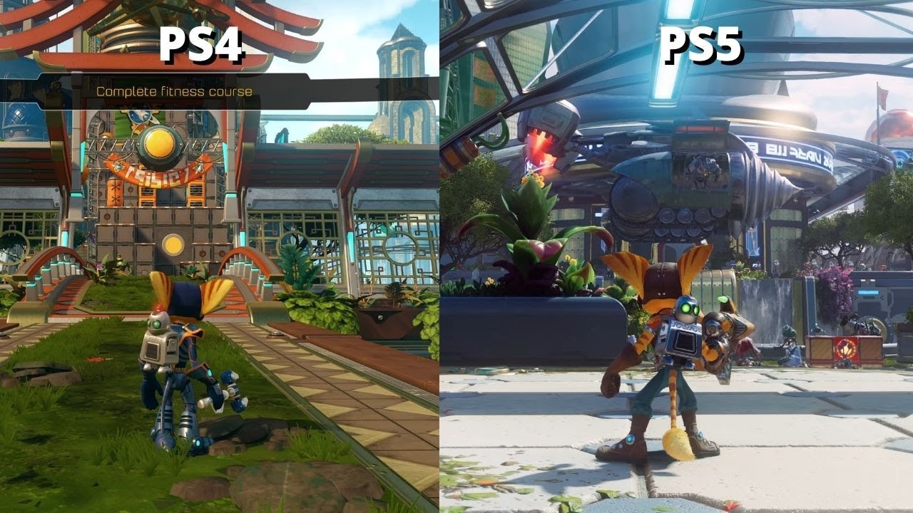 Ratchet and Clank Comparison PS2 VS PS4