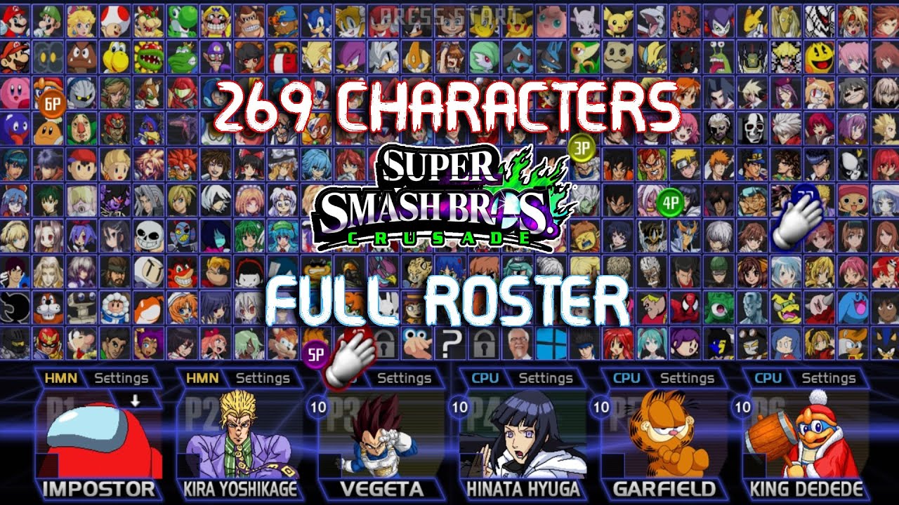 Super Smash Bros Crusade All Characters Update 