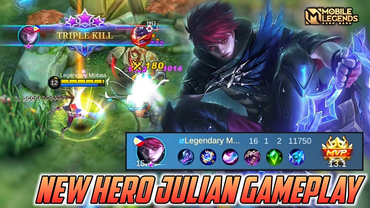 Julian Mobile Legends , Julian Gameplay Best Build And Skill Combo - Mobile  Legends Bang Bang - BiliBili